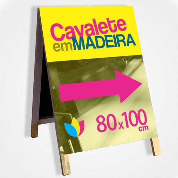 Cavalete de Madeira 70x1,00