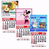 Ima de Geladeira com Calendario kit c/100