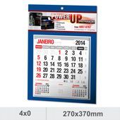 100 Folhinha 27x37 comercial com calendario destacavel