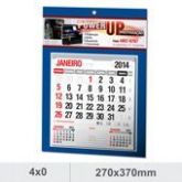 100 Folhinha 27x37 comercial com calendario destacavel